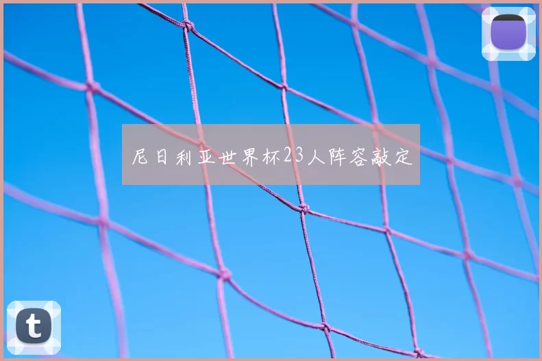 尼日利亚世界杯23人阵容敲定