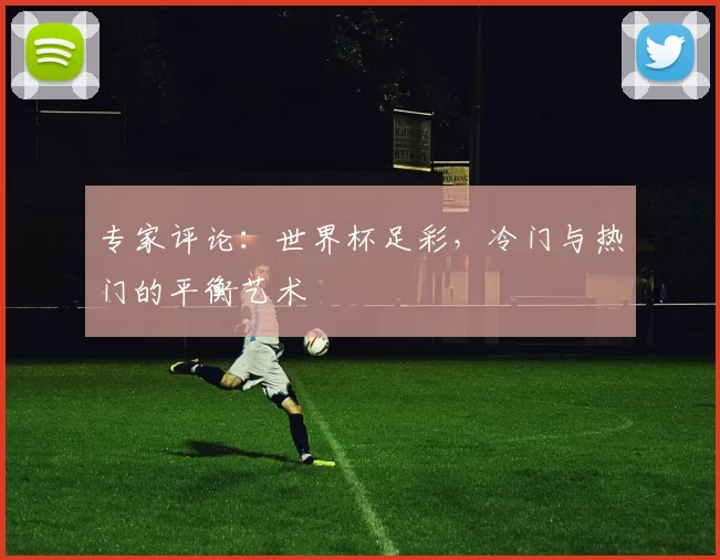 专家评论：世界杯足彩，冷门与热门的平衡艺术