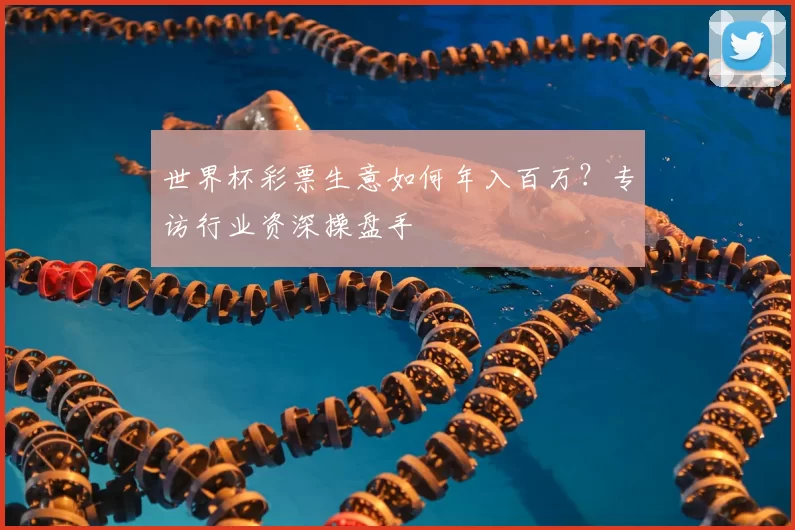 世界杯彩票生意如何年入百万?专访行业资深操盘手