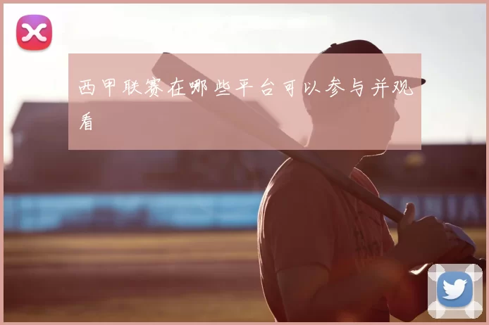 西甲联赛在哪些平台可以参与并观看